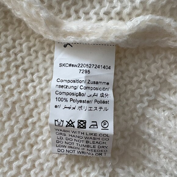 SHEIN Women's Off-White Cardigan with Cherry Print Size Medium - Picture 5 of 8